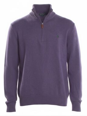 Polo Ralph Lauren 3/4 Zip Long Sleeve Pullover Sweater Size XL